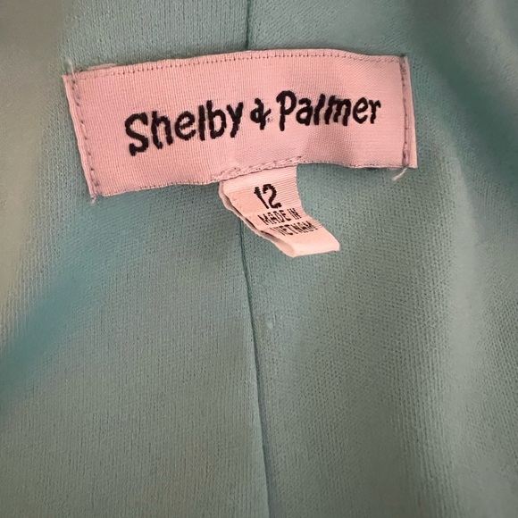 Shelby & Palmer 12 Red Faux Wrap Paisley Midi Dress - Picture 6 of 8